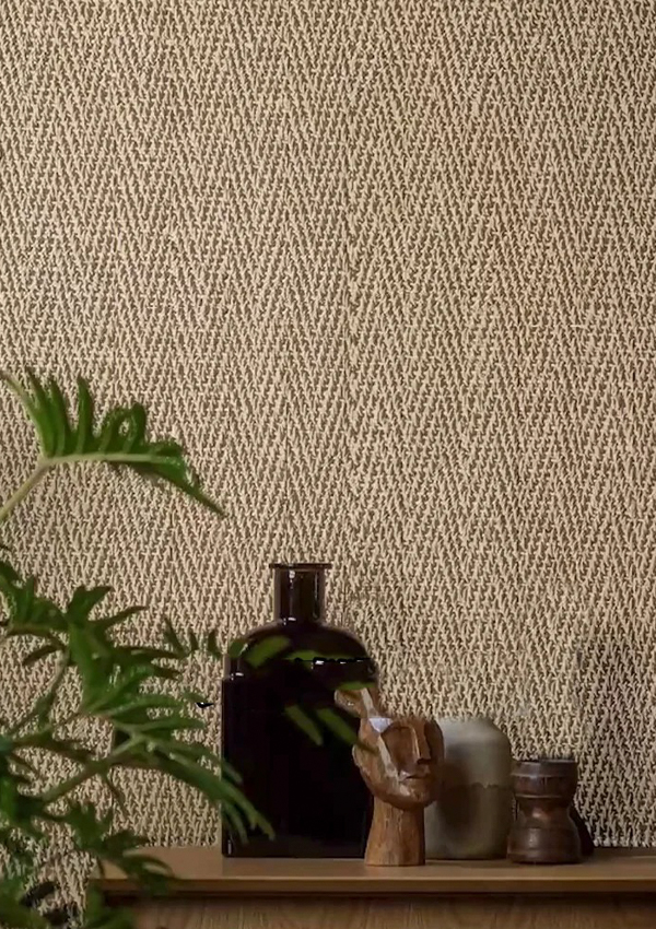 Painel de parede de pedra macia flexível com padrão de tecelagem