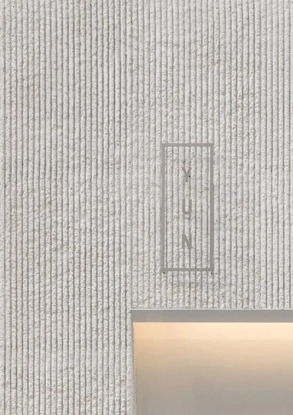 Painel de parede de pedra macia flexível de linha redonda